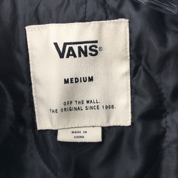 Vans Bomber Flight Mens Jacket Insulated with Poly Shell Olive Green Sz M - Picture 11 of 12